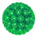 100 Green LED 7.5" Sphere