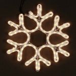 15" Incandescent Rope Light Snowflake