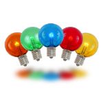 Multi - G30 Glass LED Replacement Bulbs - 25 Pack