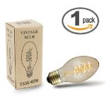 PS58 Vintage Edison Bulb - E26 - 40 Watt -1 Pack**ON SALE**