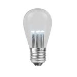 Pure White S14 LED Medium Base e26 Bulbs w/ 9 LEDs - 25pk