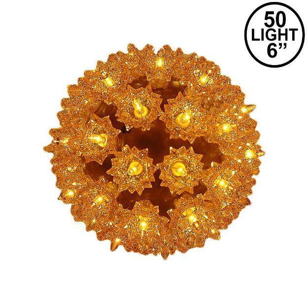 Gold 50 Light Mini Starlight Sphere 6"