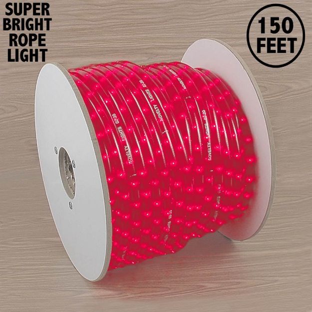 150 Ft Pink Rope Light Spool 1/2" 120 Volt