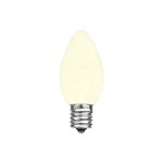 C7 - Warm White - Ceramic (plastic) LED Replacement Bulbs - 25 Pack