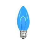 Blue C9 U-Shaped LED Plastic Flex Filament Replacement Bulbs 25 Pack 