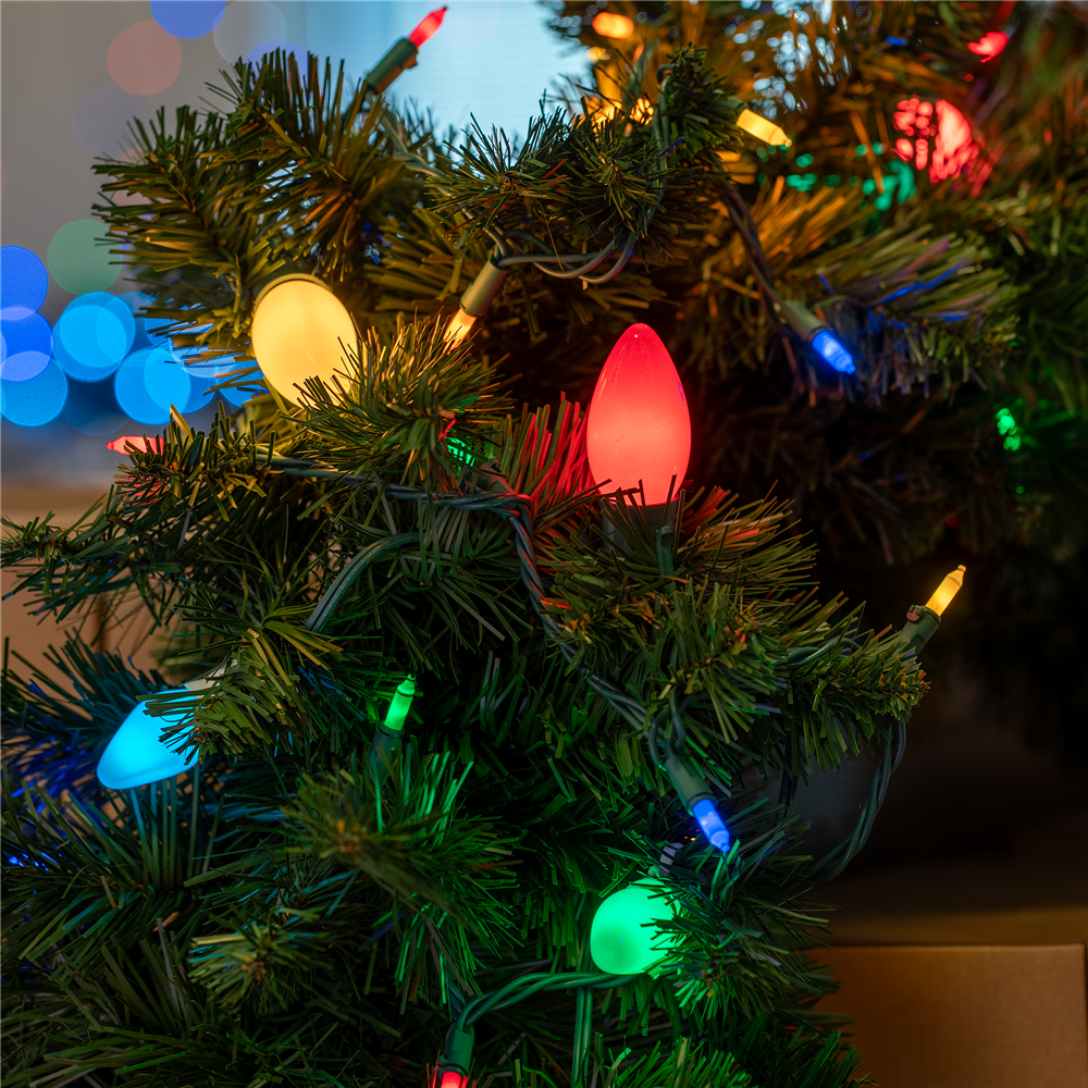 RetroGlo Ceramic C9 bulbs with mini lights