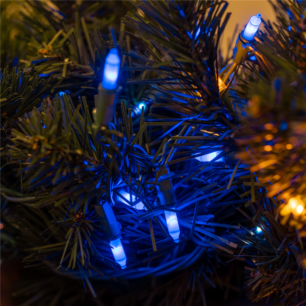 RetroGlo blue mini lights