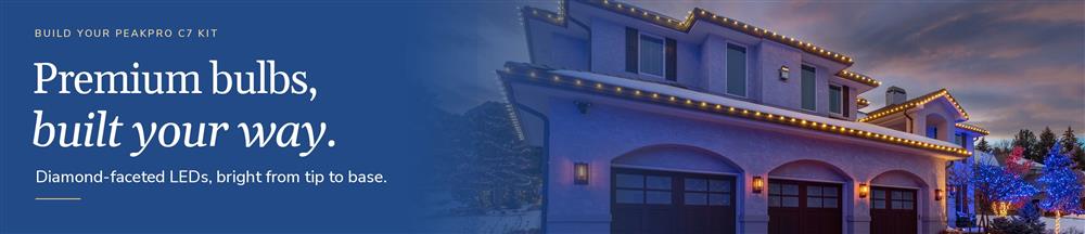 Build your PeakPro C7 kit: premium diamond-faceted LED bulbs, built your way
