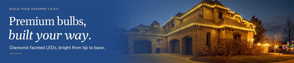 Build your PeakPro C9 kit: premium diamond-faceted LED bulbs, built your way